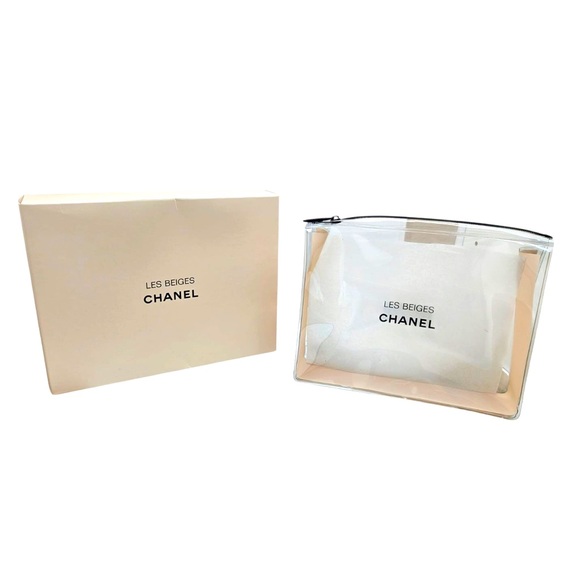 CHANEL Les Beiges Transparent Cosmetic Case NIB - Picture 1 of 9